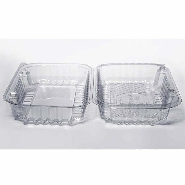 PF 10 Embalagem Cristal Retangular Articulada Pequena Alta Packform - Caixa Com 100 Unidades PF 10 Embalagem Cristal Retangular Articulada Pequena Alta Packform - Caixa Com 100 Unidades