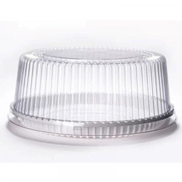 PF 32 MB Embalagem Cristal Redonda Media Confeitaria Base Branca - Mini Torta Packform - Caixa Com 100 Unidades PF 32 MB Embalagem Cristal Redonda Media Confeitaria Base Branca - Mini Torta Packform - Caixa Com 100 Unidades