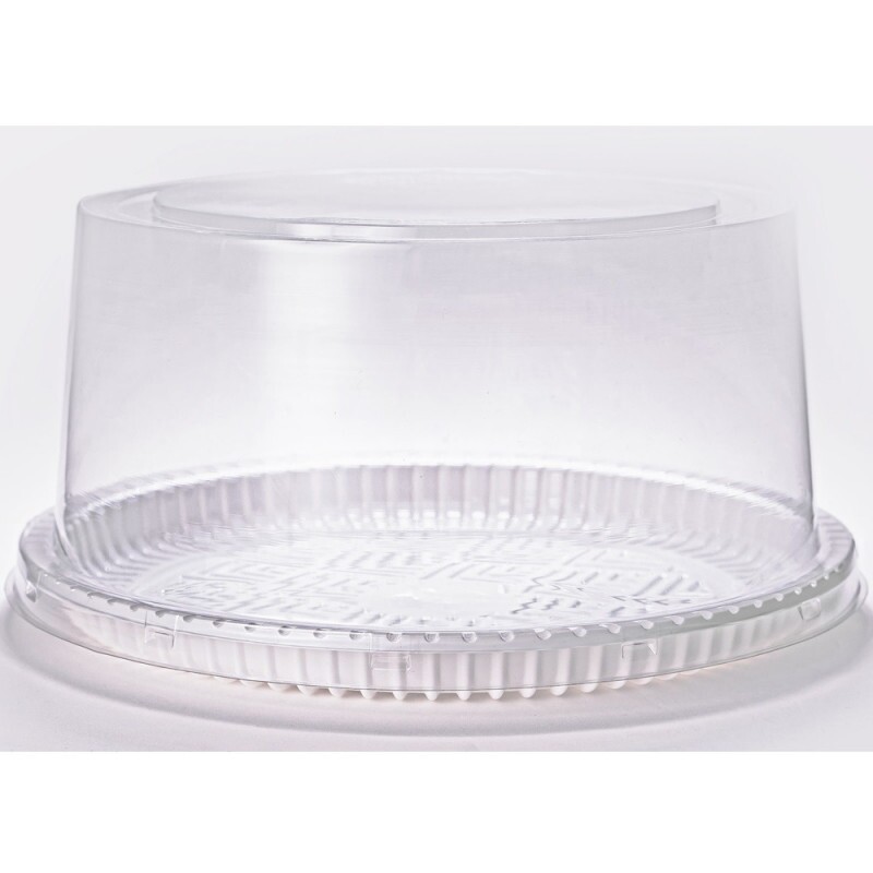 PF 50 AP Embalagem Cristal Redonda Alta Base Branca Torta Pequena - Premium Packform - Caixa Com 50 Unidades PF 50 AP Embalagem Cristal Redonda Alta Base Branca Torta Pequena - Premium Packform - Caixa Com 50 Unidades