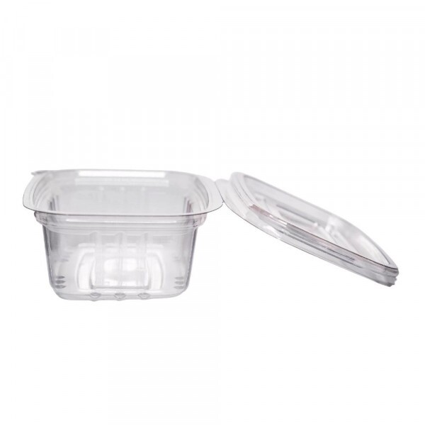 PF-88 - Pote Retangular Articulado 250ml Packform - Caixa Com 200 Unidades PF-88 - Pote Retangular Articulado 250ml Packform - Caixa Com 200 Unidades
