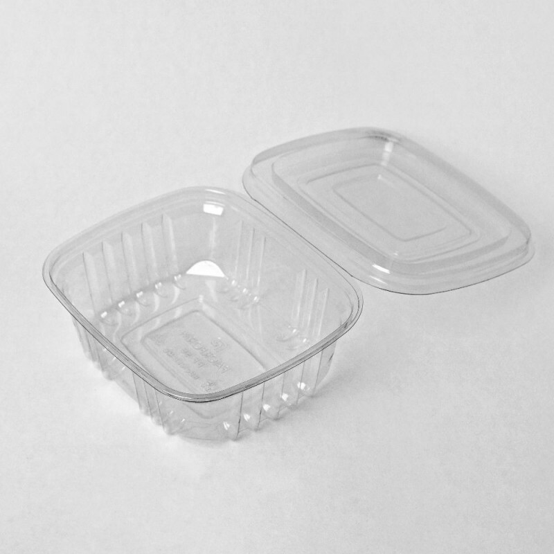 PF 90 - Pote Retangular Articulado 500ml Packform - Caixa Com 200 Unidades