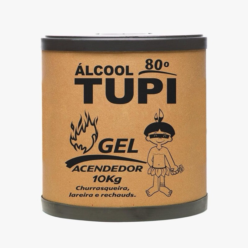 Alcool Gel Acendedor Tupi 80 INPM - Barrica de 10kg