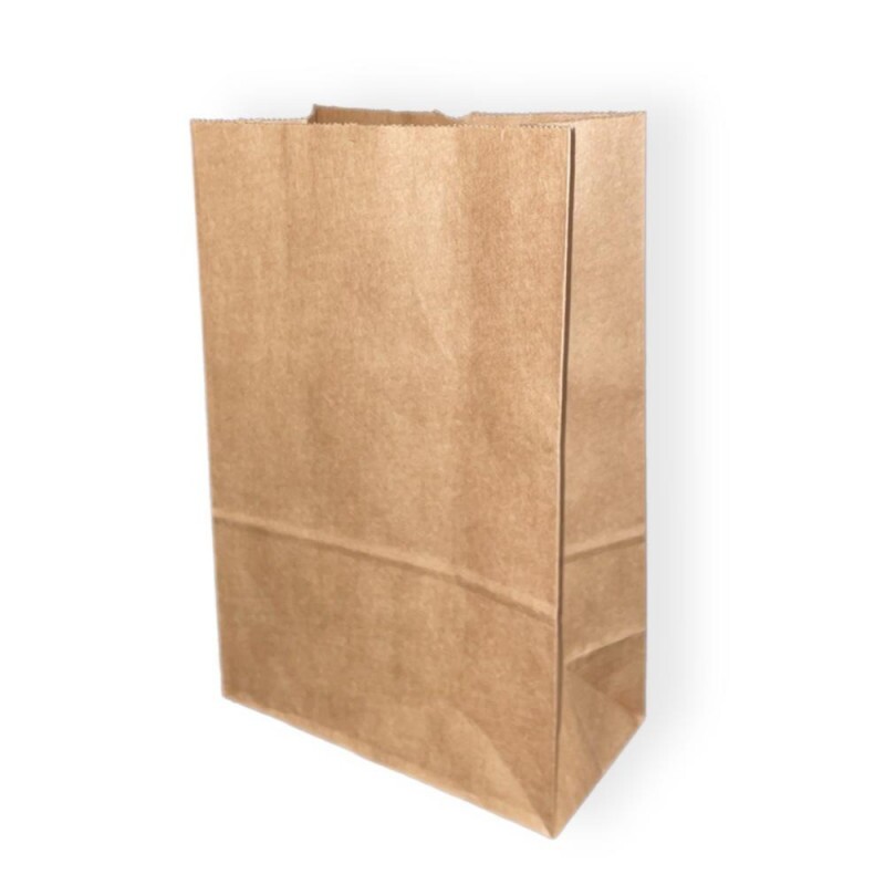 Saco De Papel Kraft 10kg - 21x10x33 - Pacote Com 200 Unidades
