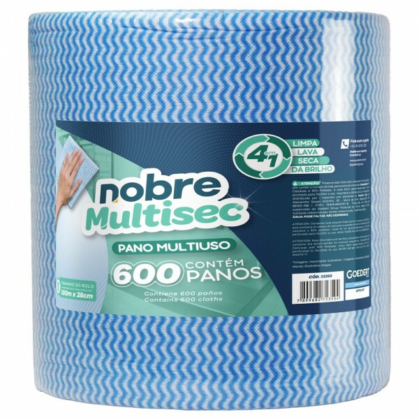 Rolo Pano De Limpeza Multiuso Azul 28cm X 240m Nobre Rolo Pano De Limpeza Multiuso Azul 28cm X 240m Nobre