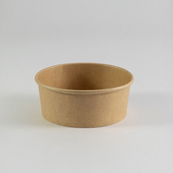 Pote Papel Kraft 750ml Com Tampa - Pacote Com 50 Conjuntos