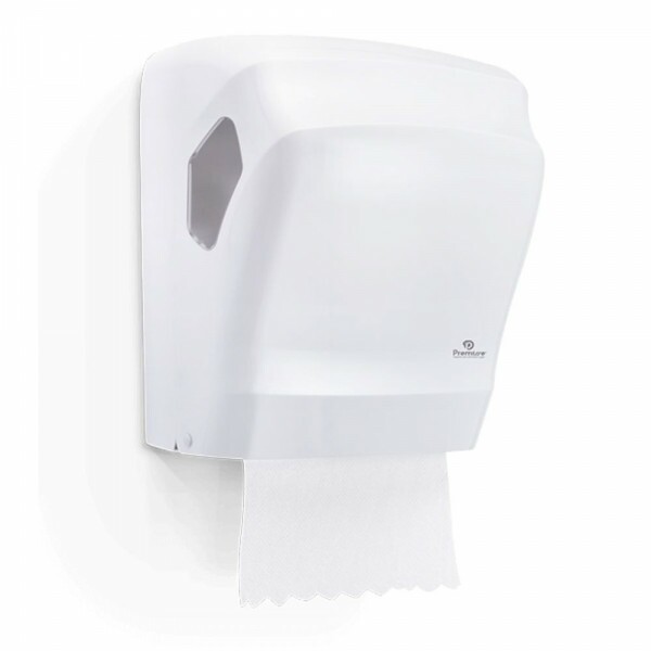 Toalheiro Bobina Puxa e Corta - Premisse Branco Toalheiro Bobina Puxa e Corta - Premisse Branco