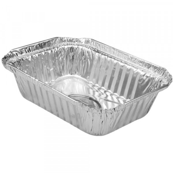 M120 - Bandeja De Aluminio 500ml Fechamento Manual Mello - Caixa Com 100 Unidades M120 - Bandeja De Aluminio 500ml Fechamento Manual Mello - Caixa Com 100 Unidades