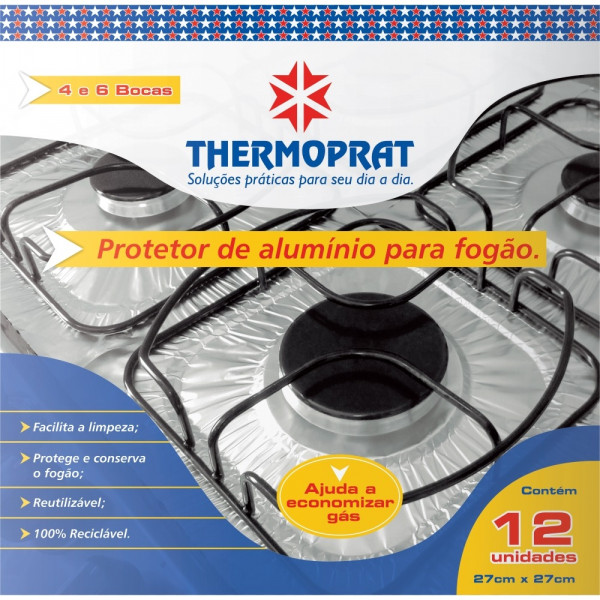 Protetor Para Fogão Thermoprat Pacote Com 12 Unidades