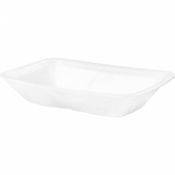 CF-052 - Bandeja Isopor Branca Premium Copobras - Fardo Com 400 Unidades