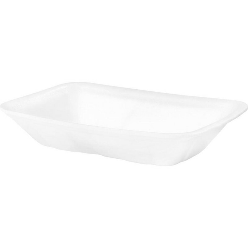 CF-052 - Bandeja Isopor Branca Premium Copobras - Fardo Com 400 Unidades