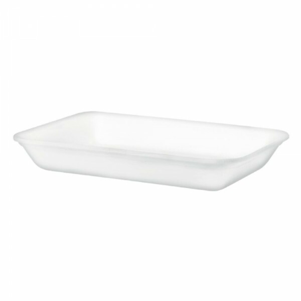 CFL-002 - Bandeja Isopor Funda Branca 210X140X28mm Copobras - Fardo Com 400 Unidades CFL-002 - Bandeja Isopor Funda Branca 210X140X28mm Copobras - Fardo Com 400 Unidades