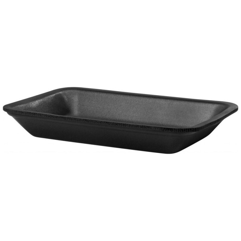 CF-002 Bandeja Retangular Funda Preta Premium EPS 210x140x28mm Copobras - Fardo Com 400 Unidades CF-002 Bandeja Retangular Funda Preta Premium EPS 210x140x28mm Copobras - Fardo Com 400 Unidades