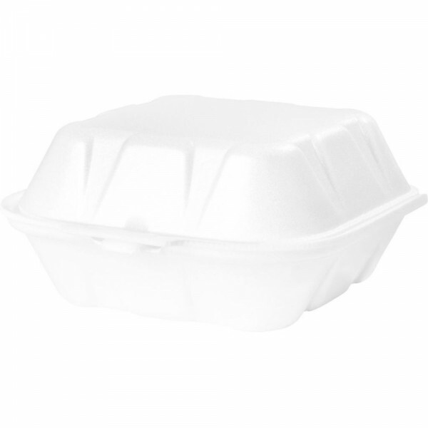 CH-002 - Hamburgueira Isopor 146x146x68mm Copobras - Fardo Com 400 Unidades