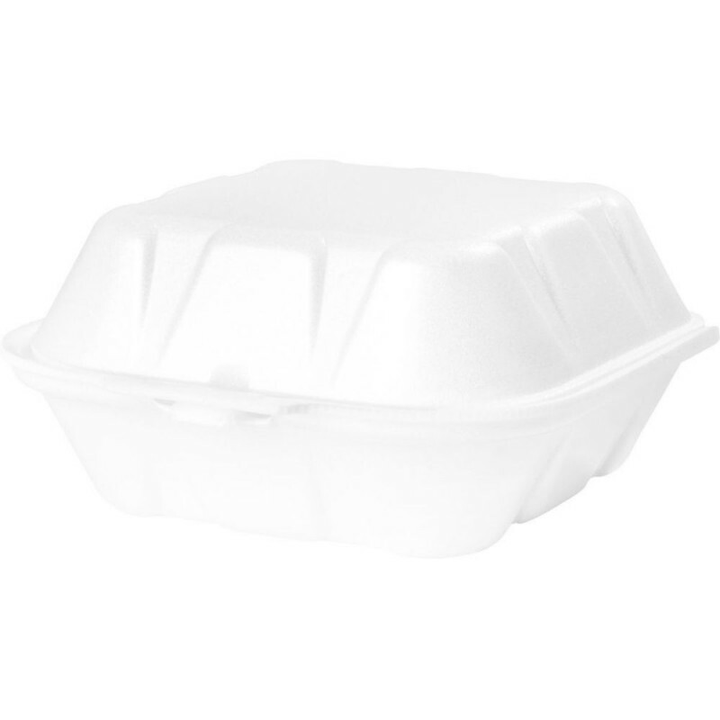 CH-002 - Hamburgueira Isopor 146x146x68mm Copobras - Fardo Com 400 Unidades