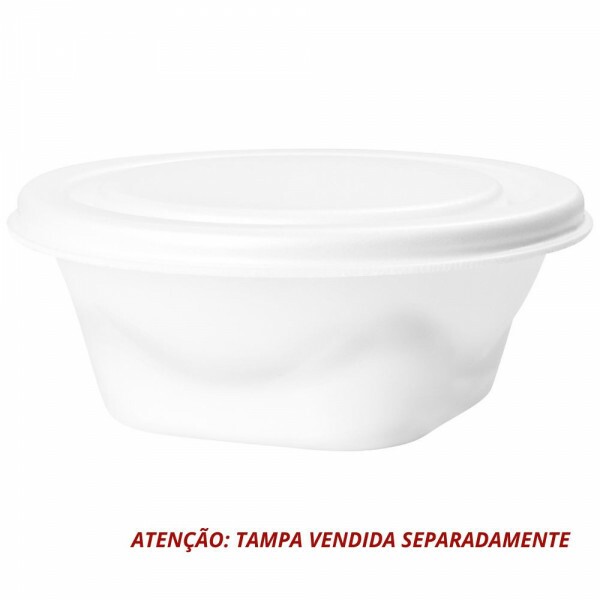 PT-104Q - Marmita Isopor Sem Tampa 1100ml Copobras - Fardo Com 100 Unidades