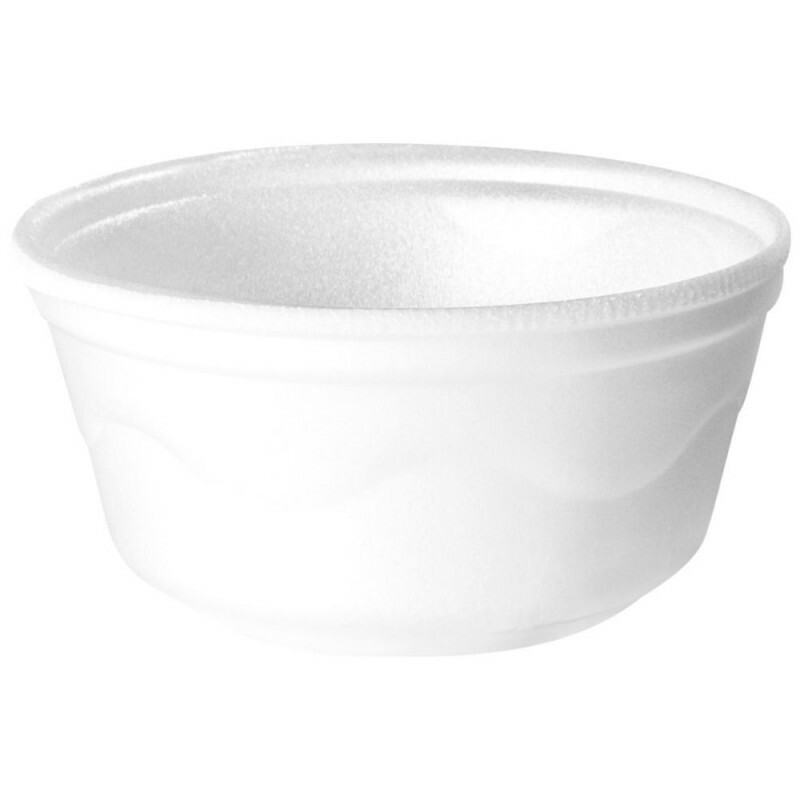 PT-500 - Pote Termico Isopor Sem Tampa 500ml Branco Copobras - Fardo Com 100 Unidades