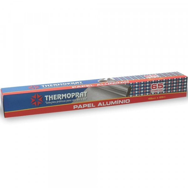 Rolo De Papel Aluminio 45cm X 65m Thermoprat