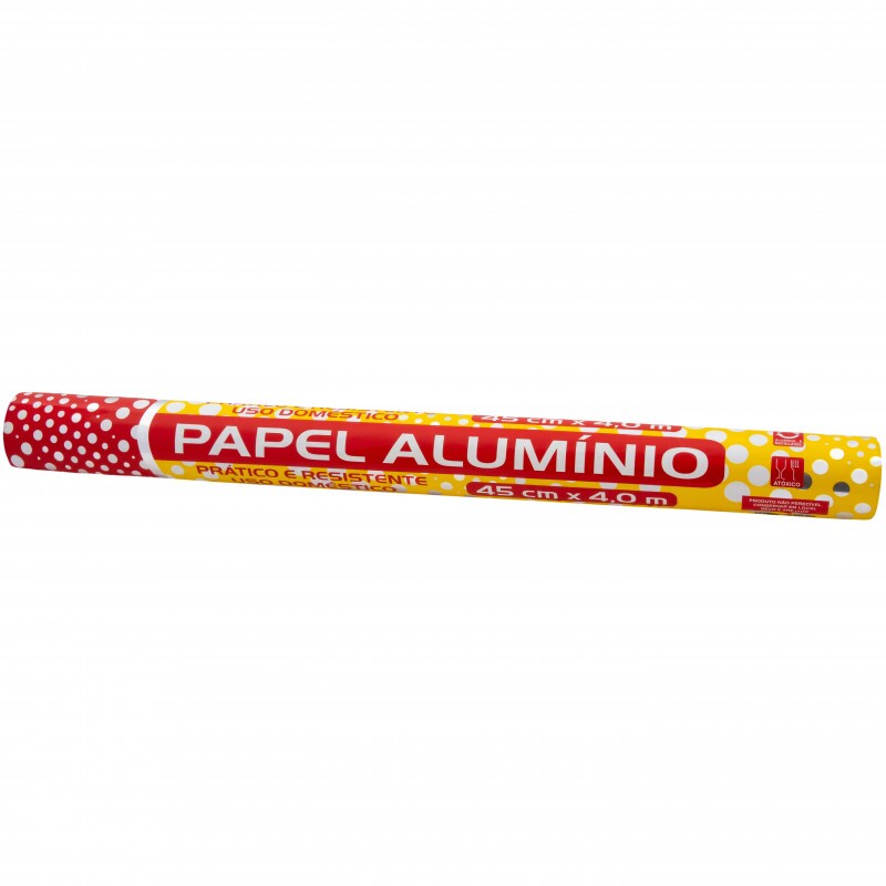 Rolo De Papel Aluminio 45cm X 4,0m Thermoprat Rolo De Papel Aluminio 45cm X 4,0m Thermoprat