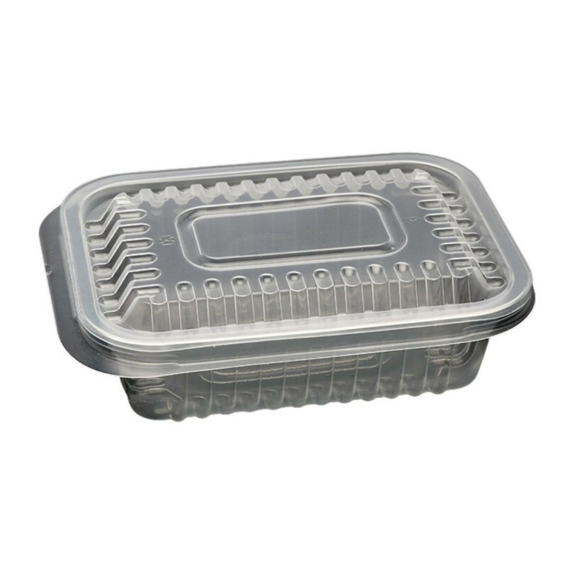 Pote Retangular PP 400ml Starpack - Caixa Com 250 Conjuntos