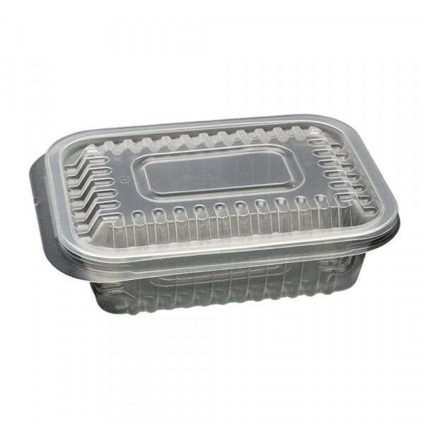 Pote Retangular PP 400ml Starpack - Caixa Com 250 Conjuntos