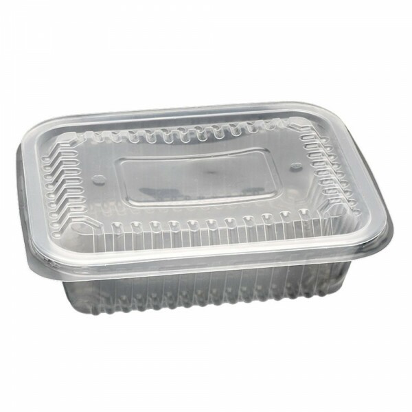 Pote Retangular PP 750ml Starpack - Caixa Com 200 Conjuntos Pote Retangular PP 750ml Starpack - Caixa Com 200 Conjuntos