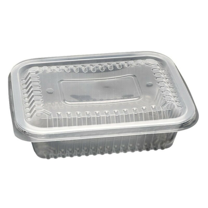 Pote Retangular PP 750ml Starpack - Caixa Com 200 Conjuntos