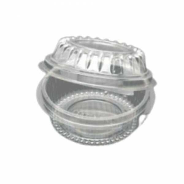 Embalagem Mini Doce Redondo Pet Com Tampa Articulada Starpack - Caixa Com 300 Unidades