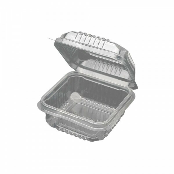 Embalagem Mini Doce Quadrado Pet Com Tampa Articulada Starpack - Caixa Com 300 Unidades