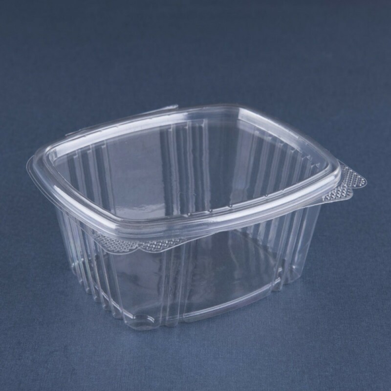GA 97 - Pote PET Retangular Com Tampa Articulada 475ml Galvanotek - Caixa Com 200 Unidades