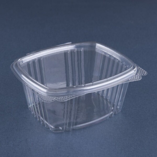 GA 97 - Pote PET Retangular Com Tampa Articulada 475ml Galvanotek - Caixa Com 200 Unidades