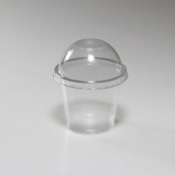 G 697 CRB - Pote PET Cristal 60ml Com Tampa Bolha - Caixa Com 700 Conjuntos