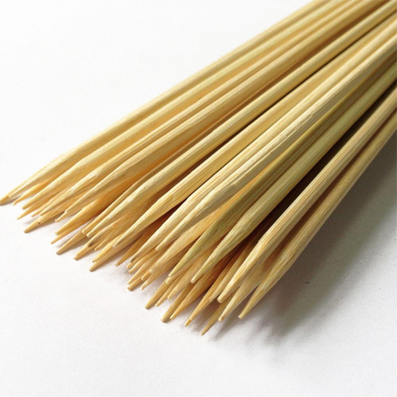 Espeto De Bambu 25cm Theoto - Pacote Com 1000 Unidades