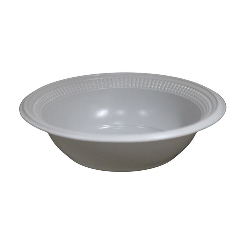Prato Plastico Fundo 12cm Branco Biodegradavel Trik Trik - Pacote Com 10 Unidades