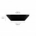 Mini Prato Preto Quadrado Strawplast - Pacote Com 10 Unidades Mini Prato Preto Quadrado Strawplast - Pacote Com 10 Unidades