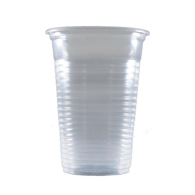 Copo PP Transparente Estriado Totalplast  80ml - Caixa Com 2500 Unidades
