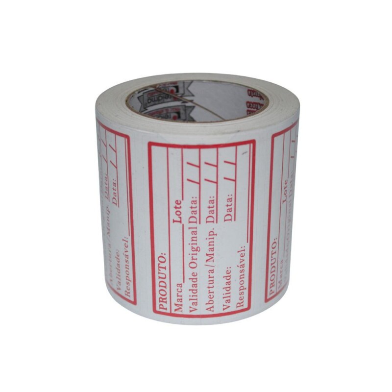 Etiqueta Produto/lote - Rolo Com 250 Etiquetas