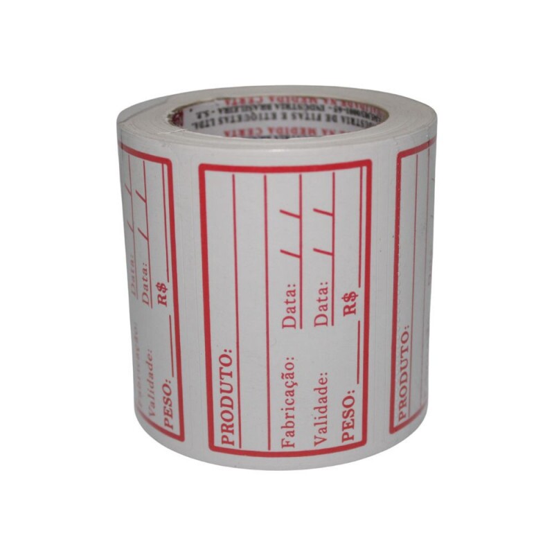 Etiqueta Produto/peso - Rolo Com 250 Etiquetas