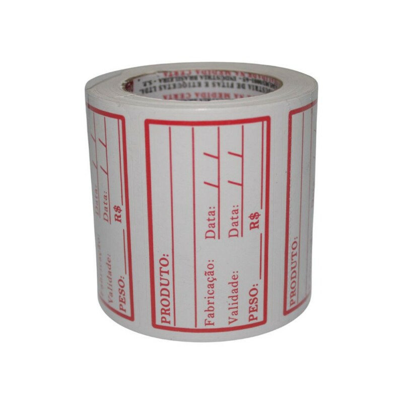 Etiqueta Produto-peso - Rolo Com 250 Etiquetas Etiqueta Produto-peso - Rolo Com 250 Etiquetas
