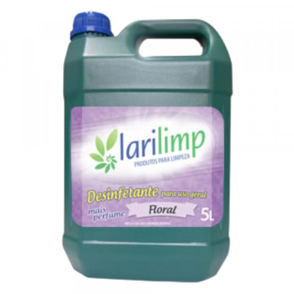 Desinfetante Uso Geral Floral Larilimp - 5 Litros Desinfetante Uso Geral Floral Larilimp - 5 Litros