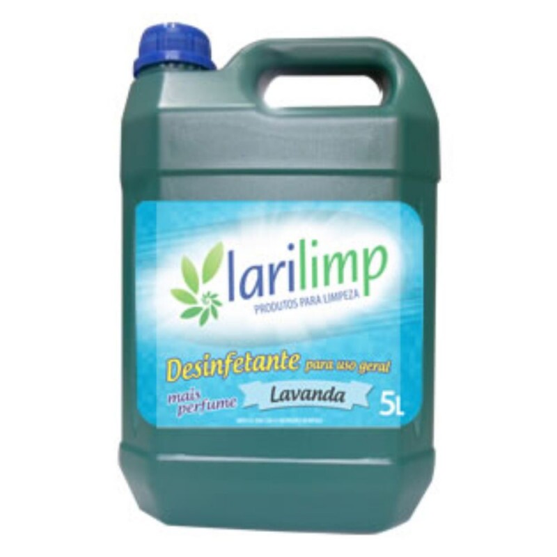 Desinfetante Uso Geral Lavanda Larilimp - 5 Litros Desinfetante Uso Geral Lavanda Larilimp - 5 Litros