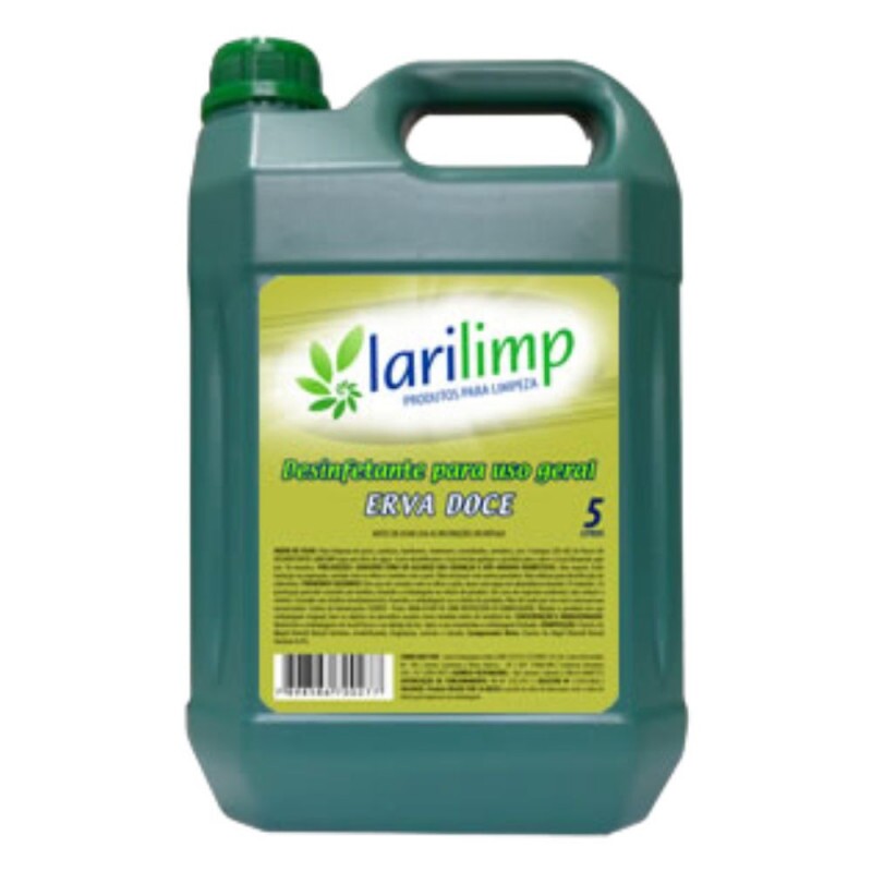 Desinfetante Uso Geral Erva Doce Larilimp - 5 Litros Desinfetante Uso Geral Erva Doce Larilimp - 5 Litros