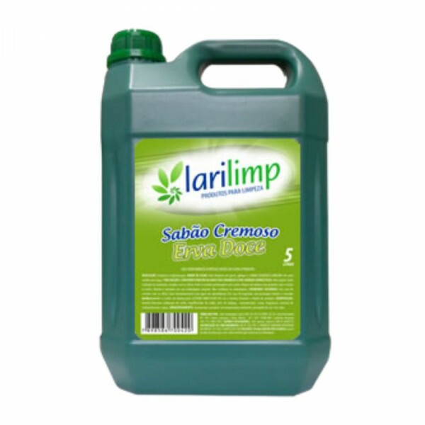 Sabao Cremoso Erva Doce Larilimp - 5 Litros