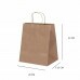 Sacola Kraft Natural 20x13,5x22cm - Pacote Com 10 Unidades