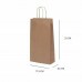 Sacola Kraft Natural 17,5x8,5x33cm - Pacote Com 10 Unidades