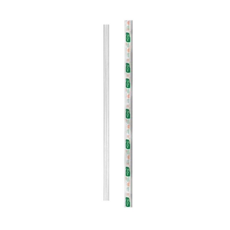 Canudo Biodegradavel Garrafa Its Bio Sache De Papel 5mmX24cm Strawplast - Caixa Granel Com 3000 Unidades