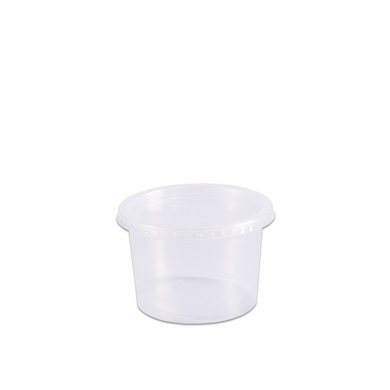 Pote Redondo Com Tampa 500ml Prafesta - Pacote Com 24 Conjuntos Pote Redondo Com Tampa 500ml Prafesta - Pacote Com 24 Conjuntos