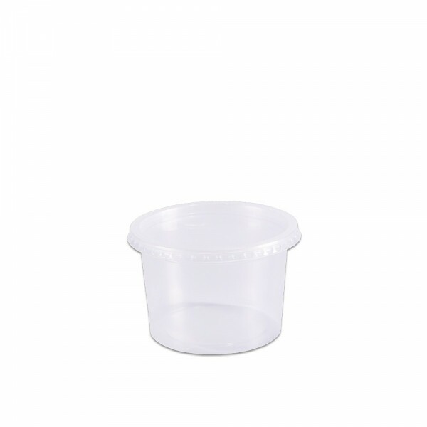 Pote Redondo Com Tampa 500ml Prafesta - Pacote Com 24 Conjuntos