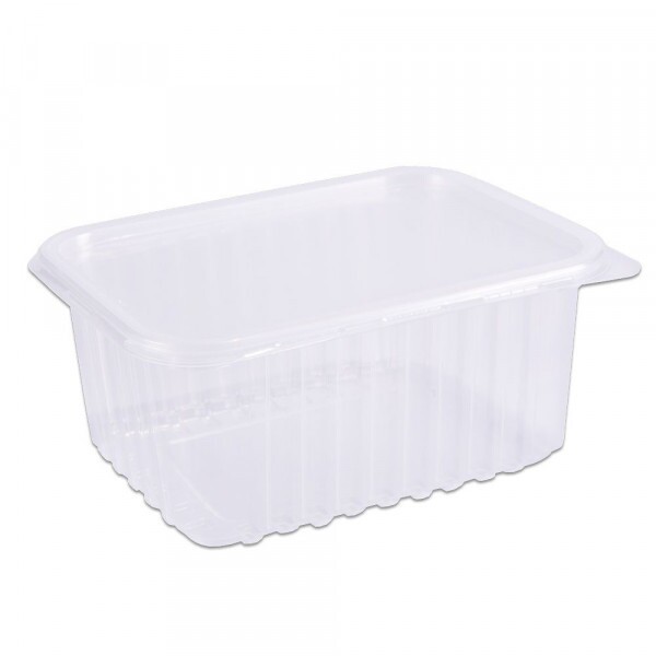 Pote Retangular Com Tampa 1500ml Prafesta - Pacote Com 10 Conjuntos