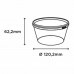 Pote Com Lacre Redondo 500ml Prafesta - Pacote Com 10 Unidades Pote Com Lacre Redondo 500ml Prafesta - Pacote Com 10 Unidades