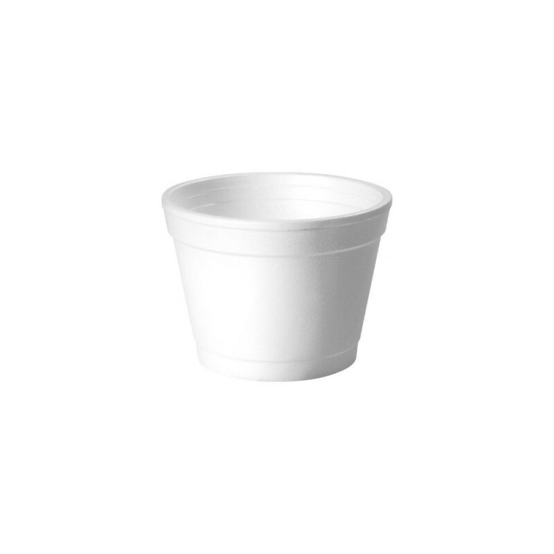 PT-120 - Pote Termico Isopor EPS 120ml Copobras - Pacote Com 50 Unidades